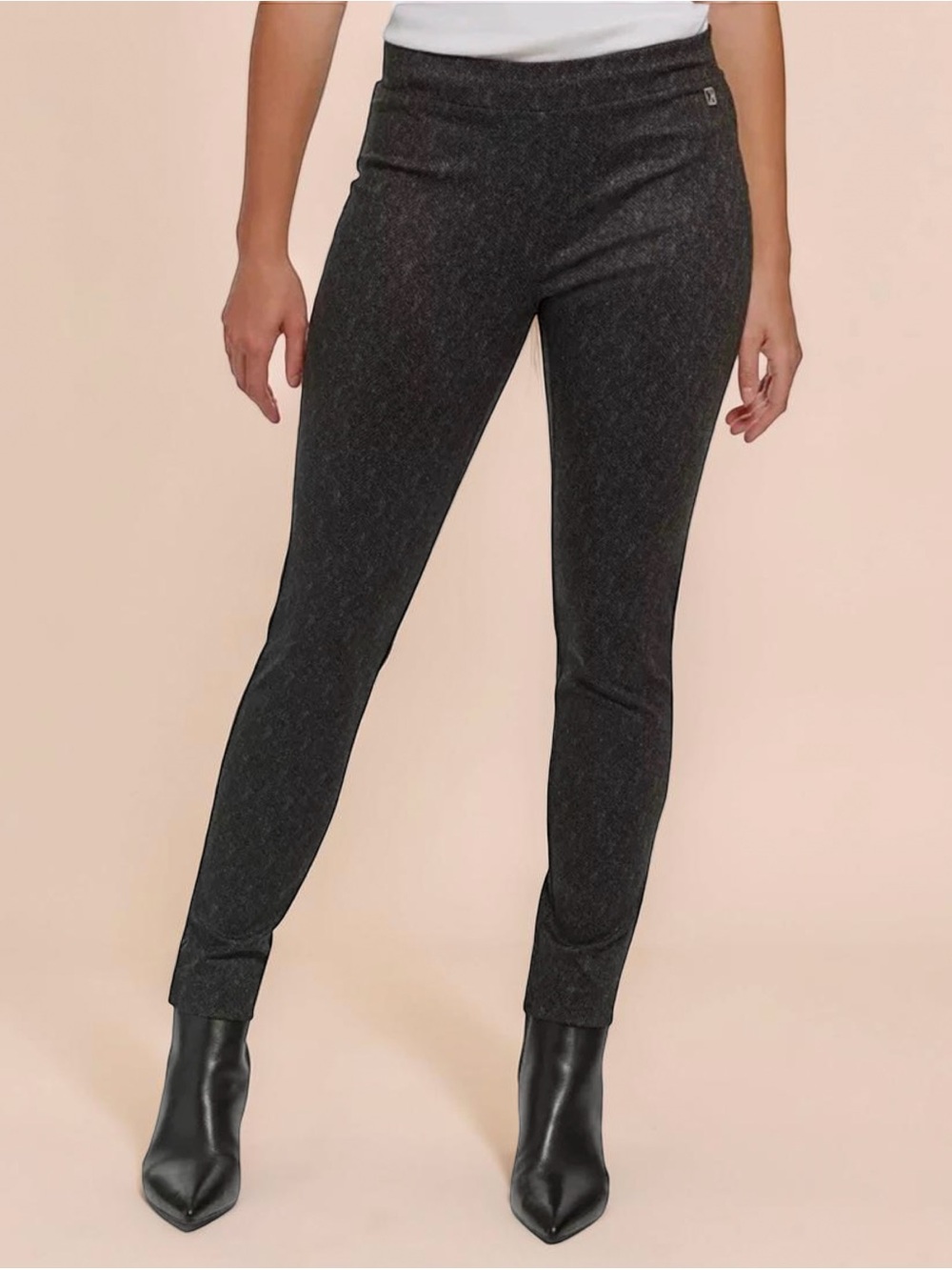 Calvin Klein Women’s Herringbone Pull-On Pants